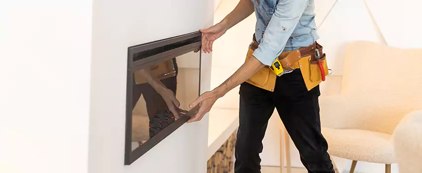 Metal Fireplace Installation in Blaine, Minnesota