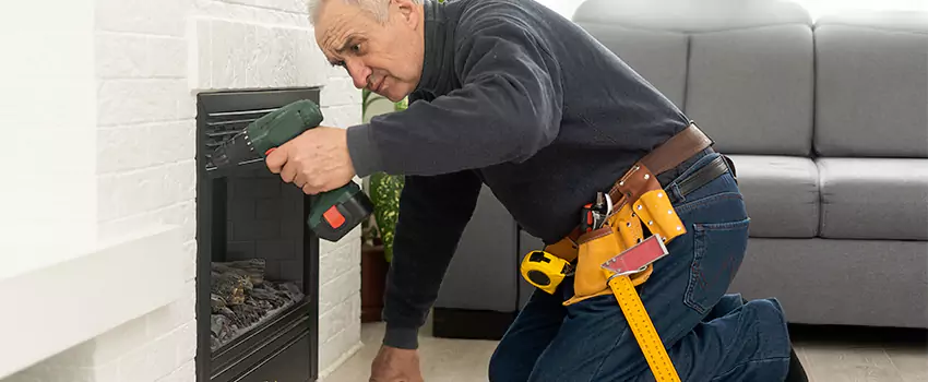New Indoor Fireplace Installation in Blaine, Minnesota