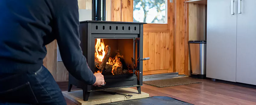 Open Hearth Wood Fireplace Installation in Blaine, MN